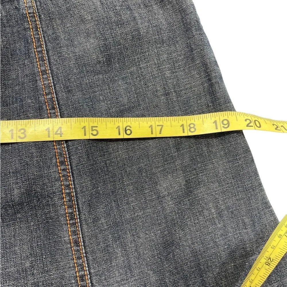 Sigurd Olsen blue denim midi boho skirt size 8P - Picture 11 of 15